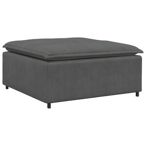 vidaXL modul&aelig;r sofa fodskammel modul 100x100x48 cm m&oslash;rkegr&aring;