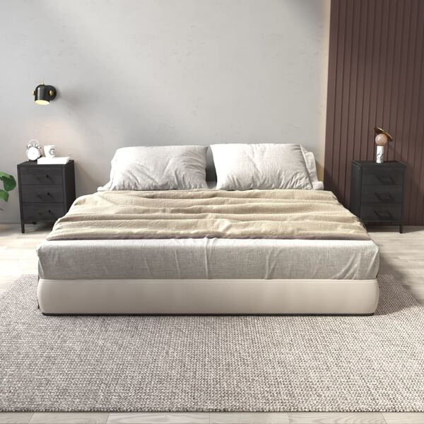 vidaXL sengeborde 2 stk. 40x30x55 cm massivt fyrretr&aelig; sort