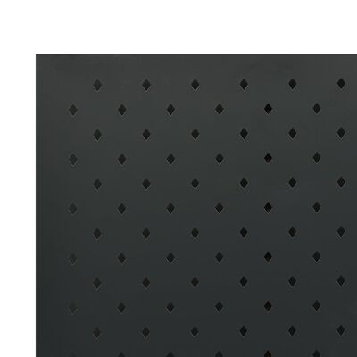 vidaXL 6-panels rumdelere 2 stk. 240x180 cm stål sort