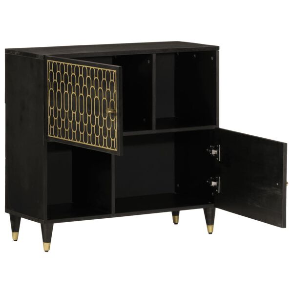 vidaXL skab 80x33x75 cm massivt mangotræ