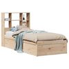vidaXL sengeramme uden madras 90x190 cm massivt fyrretr&aelig;