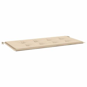 vidaXL hynde til haveb&aelig;nk 100x50x4 cm oxfordstof beige