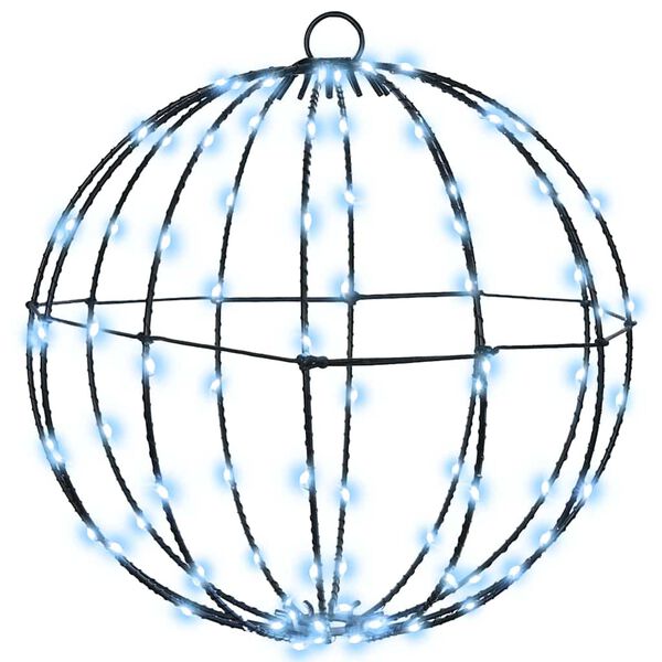 vidaXL Bold med 192 LED'er 2 pcs Kold hvid 30 cm Metal