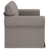 vidaXL Sofa Gr&aring;brun 215 x 82 x 80 cm Stof