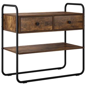 vidaXL Konsolbord R&oslash;get eg 80 x 40 x 75 cm Konstrueret tr&aelig;