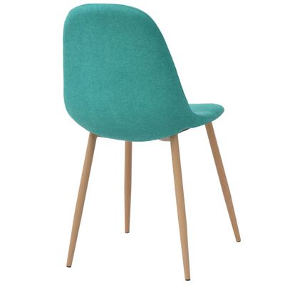 vidaXL spisebordsstole i stof 2 stk. grøn