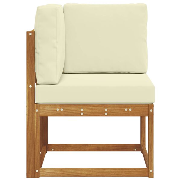 vidaXL Udend&oslash;rs Hj&oslash;rnesofa Massivt Akacietr&aelig;