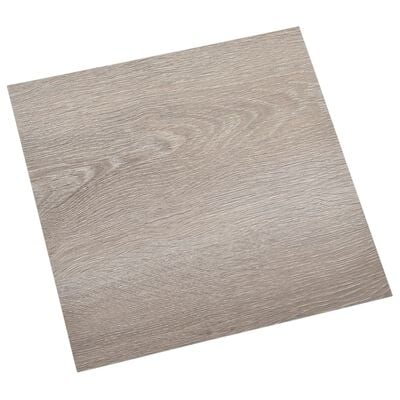 vidaXL selvklæbende gulvbrædder 55 stk. 5,11 m² PVC gråbrun