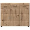 vidaXL Sideboard med hylde FLORIN Artisan Egetr&aelig; 88,5 x 30,5 x 73 cm
