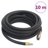vidaXL hybrid luftslange 0,6" 10 m gummi og PVC sort
