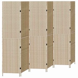 vidaXL Rumdeler Beige 292 x 180 cm polyrattan