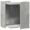 vidaXL toiletskjuler kattebakke 42x42x51 cm konstrueret tr&aelig; betongr&aring;