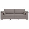 vidaXL Sofa Gr&aring;brun Samlede dimensioner: 219 x 80 x 80 cm (B x D x H)