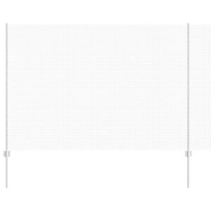 vidaXL Hegn med post S&oslash;lv 1,5 x 50 m St&aring;l