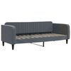 vidaXL daybed med madras 90x190 cm velour m&oslash;rkegr&aring;
