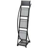 vidaXL magasinhylde 40 x 32 x 131 cm sort A4
