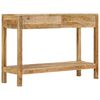 vidaXL konsolbord med 2 skuffer 110x35x75 cm massivt mangotr&aelig;