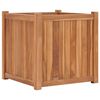 vidaXL h&aelig;vet plantekasse 50x50x50 cm massivt teaktr&aelig;