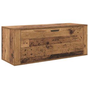 vidaXL Sko skab 100 x 35 x 38 cm Konstrueret tr&aelig; Gammelt tr&aelig;
