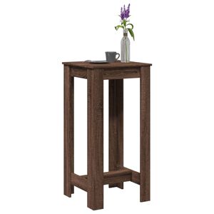 vidaXL barbord 51x50x103,5 cm konstrueret tr&aelig; brun egetr&aelig;sfarve