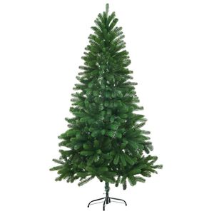 vidaXL kunstigt juletr&aelig; med naturtro n&aring;le 150 cm gr&oslash;n