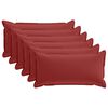 vidaXL Pudebetr&aelig;k 6 stk. HOUTEN Vinr&oslash;d 40 x 70 cm Polyester