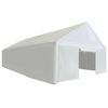 vidaXL opbevaringstelt PE 5x10 m hvid