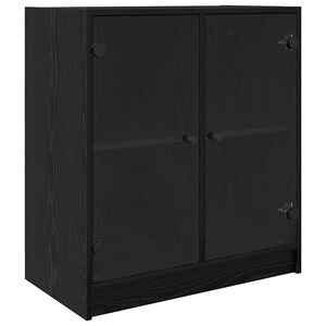 vidaXL Sideskab Sort eg 68 x 37 x 75,5 cm Konstrueret tr&aelig;