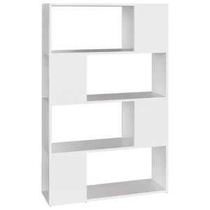 vidaXL bogreol/rumdeler 80x24x124,5 cm konstrueret tr&aelig; hvid
