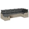 vidaXL Havesofa S&aelig;t 7 stk. Poly rattan