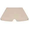 vidaXL baldakin til havegynge 150/130x105/70 cm beige
