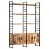 vidaXL bogreol i 4 niveauer 124 x 30 x 180 cm ru mangotr&aelig;