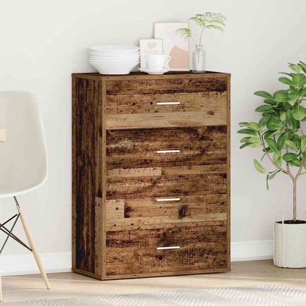 vidaXL Sideboard Gammelt tr&aelig; 60 x 31 x 84 cm Konstrueret tr&aelig;