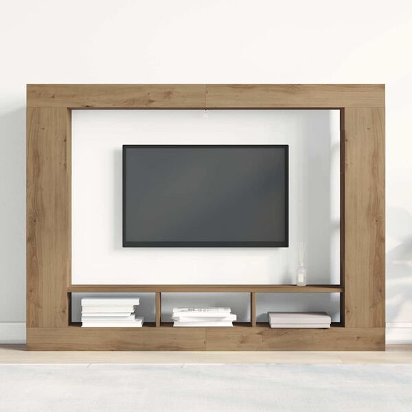 vidaXL TV-skab artisan eg 152 x 22 x 113 cm Konstrueret tr&aelig;