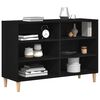 vidaXL Sideboard Sort eg 103,5 x 35 x 70 cm Konstrueret tr&aelig;