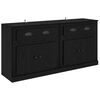 vidaXL Sideboards 2 pcs Sort eg 70 x 35,5 x 67,5 cm Konstrueret tr&aelig;
