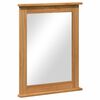 vidaXL Spejl VIGO honningfarvet 55,5 x 5 x 70 cm Massivt fyrretræ