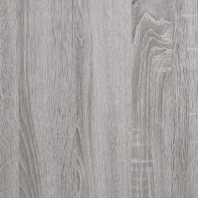 vidaXL sengebord 40x35x50 cm konstrueret træ grå sonoma-eg