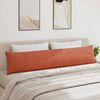 vidaXL Sofapuder 2 pcs R&oslash;d orange 200 x 40 cm Velourstof