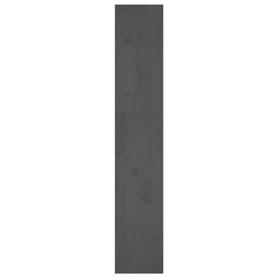 vidaXL bogreol/rumdeler 80x30x167,4 cm massivt fyrretræ grå