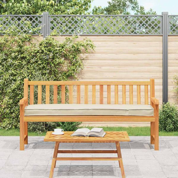 vidaXL Palle Pudes&aelig;t 2 pcs Creme 200 x 40 x 8 cm Oxford Stof