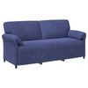 vidaXL 3-personers sofa Politi bl&aring; 198 x 83 x 95 cm Fl&oslash;jl