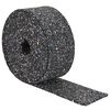 vidaXL Gummigranulat rulle Sort 200 x 10 x 0,8 cm Gummi