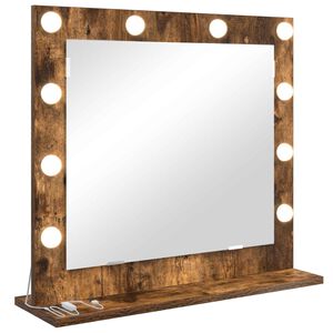 vidaXL Vaskeskab Spejl R&oslash;get eg 60 x 55 x 18 cm Rektangul&aelig;r