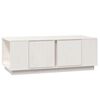 vidaXL sofabord 110x50x40 cm massivt fyrretr&aelig; hvid