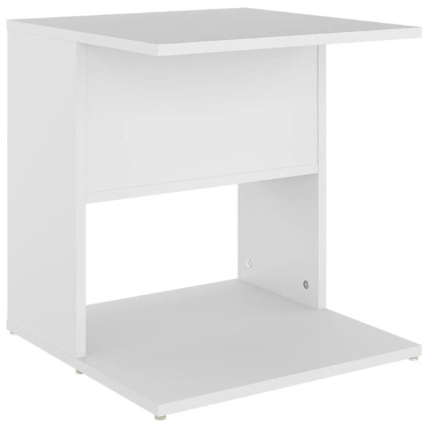 vidaXL sidebord 45x45x48 cm konstrueret tr&aelig; hvid