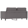 vidaXL 2-personers sofa 140 cm kunstl&aelig;der gr&aring;