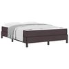vidaXL Box spring seng med madras M&oslash;rk Brun 140 x 200 cm Stof