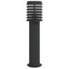 vidaXL udend&oslash;rs standerlampe 60 cm rustfrit st&aring;l sort
