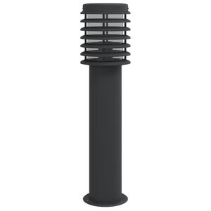 vidaXL udend&oslash;rs standerlampe 60 cm rustfrit st&aring;l sort